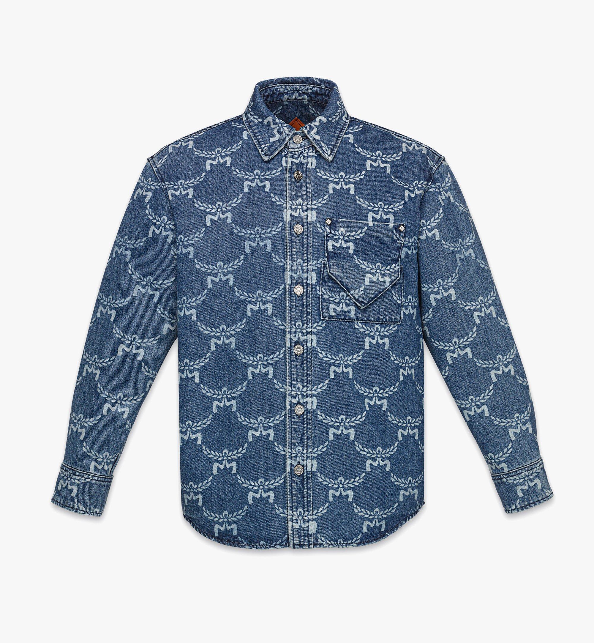 Chemise en denim à monogramme Lauretos 1